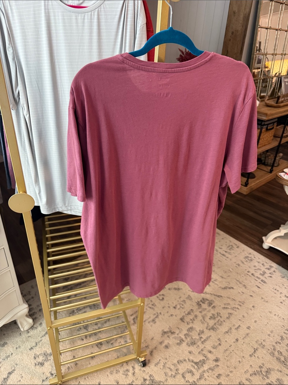 Sonoma Men's Short-Sleeve Crew Tee in Dusty Rose - Picture 3 of 3